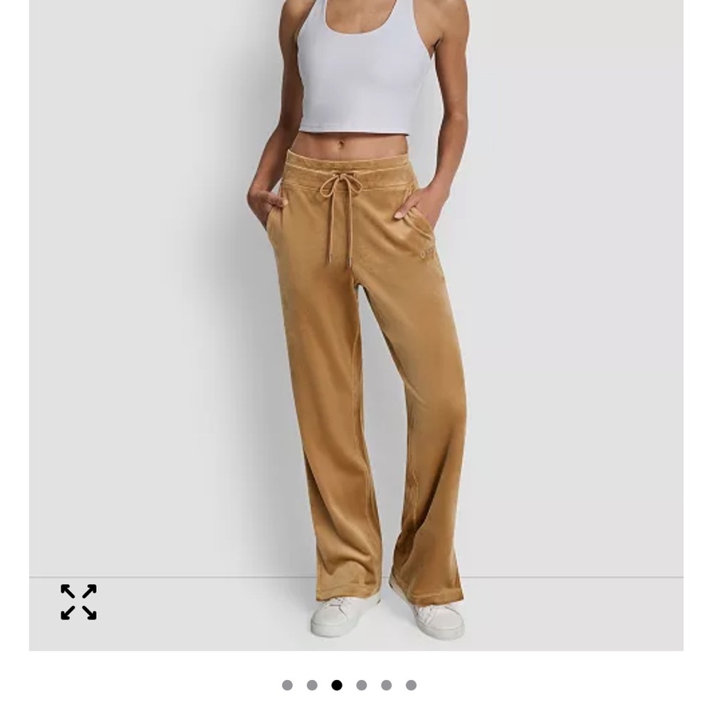 DKNY Sport womens Velour Pants M NWT - Picture 3 of 6